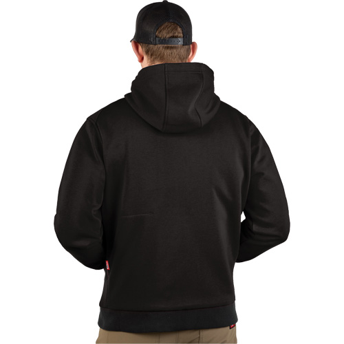 Chandail &agrave; capuchon chauffant M12 avec pile, Hommes, 2T-Grand, Noir, Poly-coton Air Extreme Inc.