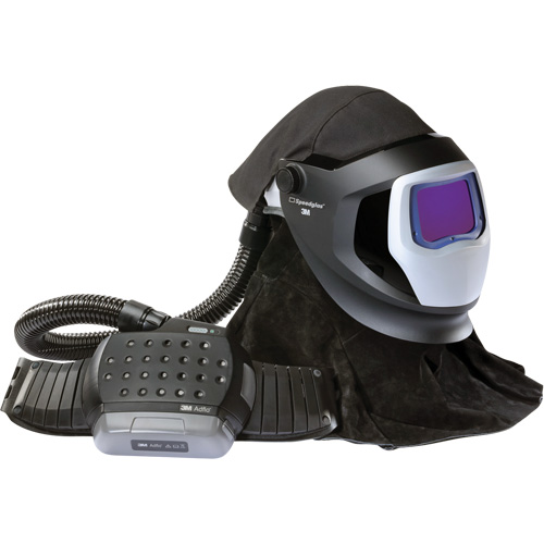 Adflo PAPR System with Versaflo M-Series Helmet & Speedglas Welding Shield Upgrade Kit, Welding Helmet, Lithium-Ion Battery Air Extreme Inc.