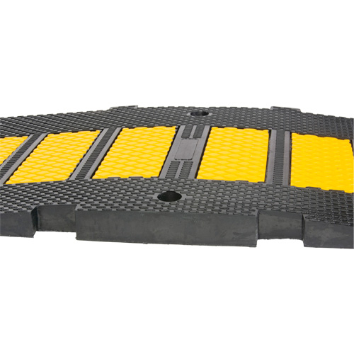 Middle Speed Hump, Rubber, 2' L x 8" W x 1-1/4" H Air Extreme Inc.