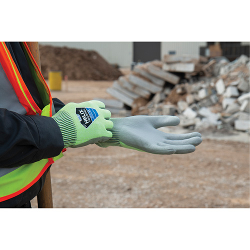 Gants r&eacute;sistant &agrave; la coupe & l'abrasion Helix 2057, Taille 6/T-petit, Calibre 13, Rev&ecirc;tement Polyur&eacute;thane, Enveloppe en PEHP, ASTM ANSI niveau A4/EN 388 niveau C Air Extreme Inc.