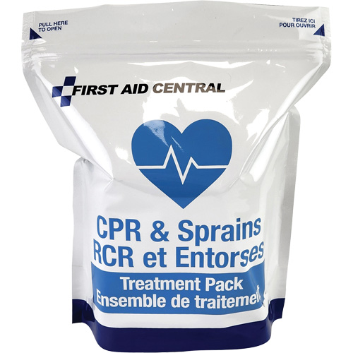 9-Piece CPR & Sprains Refill Pack for Emergency Response First Aid Kit Air Extreme Inc.