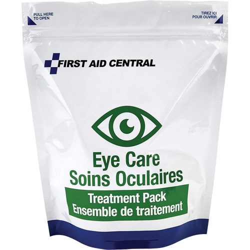 10 articles pour les soins oculaires pour la trousse d'intervention d'urgence de premiers soins Air Extreme Inc.