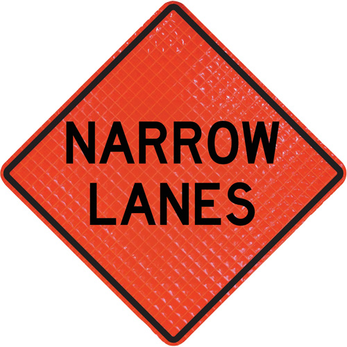 Quadra Flex Roll-Up Sign with Traffic Control Person Ahead Symbol Air Extreme Inc.