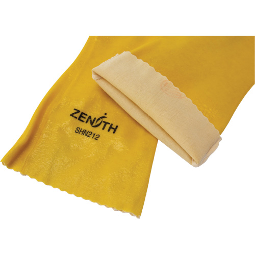 Gants &agrave; fini rugueux et r&eacute;sistants aux produits chimiques, Taille 9, 14" lo, PVC, Doublure en Interlock, 47-mil Air Extreme Inc.