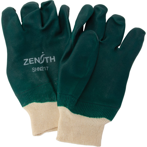 Gants verts &agrave; double enduit, 10" lo, PVC, Doublure en Jersey de coton, 70 mils Air Extreme Inc.