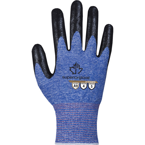 Gant extr&ecirc;mement r&eacute;sistant aux coupures, Taille 7, Calibre 13, Rev&ecirc;tement Mousse de nitrile, Enveloppe en TenActiv, ASTM ANSI niveau A9 Air Extreme Inc.
