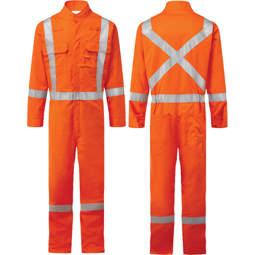 Combinaison FR Bizflame 88/12 Iona 7 oz. FR510, Taille 36, Orange Air Extreme Inc.