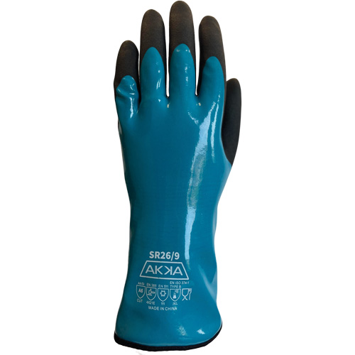 Food, Chemical, Cold & Cut Protection Gloves, Size 7, 12" L, PVC, Nylon Inner Lining Air Extreme Inc.