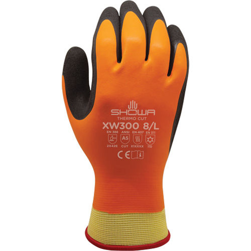 Gants r&eacute;sistants &agrave; la coupe et au froid XW300 , 7/Moyen, R&ecirc;vetement Latex de caoutchouc, Enveloppe en Kevlar Air Extreme Inc.