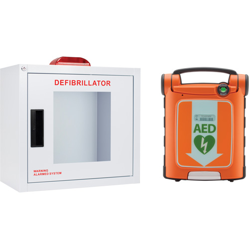 Trousse DEA Powerheart G5 avec armoire, Semi-automatique, Bilingue, Classe 3 Air Extreme Inc.