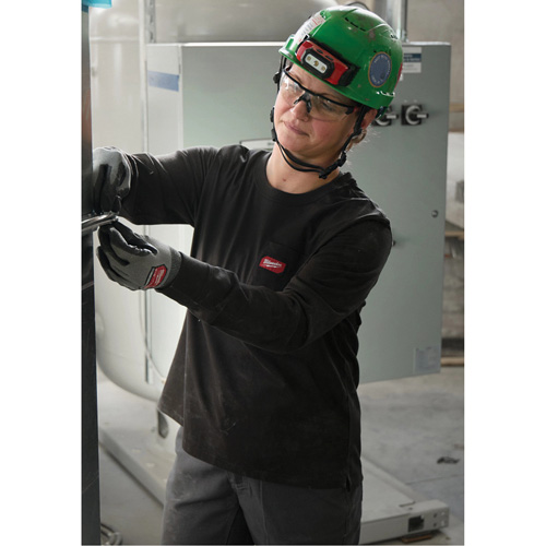 T-shirt &agrave; manches longues avec poches GRIDIRON, Femmes, T-petit, Noir Air Extreme Inc.