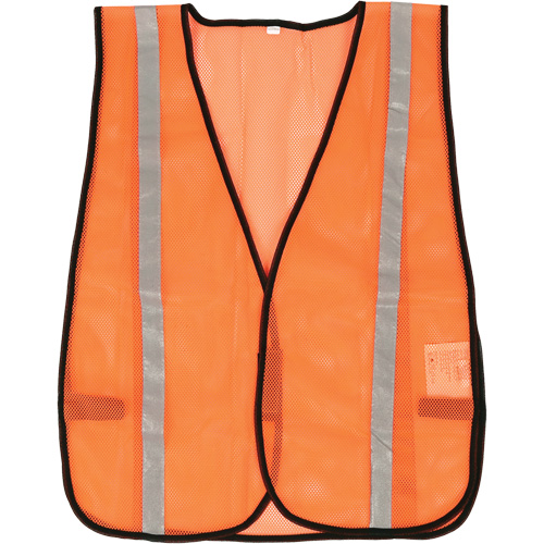 Veste de s&eacute;curit&eacute; &agrave; mailles compacte, Orange haute visibilit&eacute;, Polyester Air Extreme Inc.