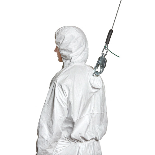 Harness-Compatible Disposable Coverall, 4X-Large, White, Tyvek&reg; 500 Air Extreme Inc.