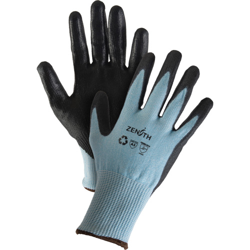 Eco-Friendly Stretch Cut-Resistant Gloves, Size 7, 13 Gauge, Polyurethane Coated, HPPE/RPET Shell, ASTM ANSI Level A3 Air Extreme Inc.