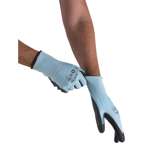 Eco-Friendly Stretch Cut-Resistant Gloves, Size 7, 13 Gauge, Polyurethane Coated, HPPE/RPET Shell, ASTM ANSI Level A3 Air Extreme Inc.