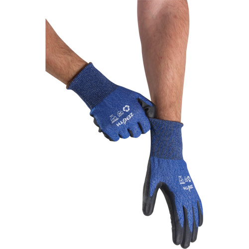Gants &eacute;lastiques &eacute;cologiques r&eacute;sistants &agrave; la coupe, Taille 11, Calibre 18, Rev&ecirc;tement Polyur&eacute;thane, Enveloppe en Acier inoxydable/PEHP/rPET, ASTM ANSI niveau A5 Air Extreme Inc.