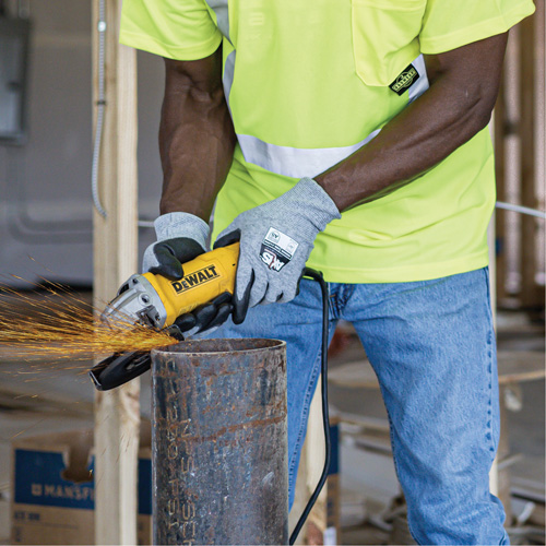 RWG566 AXIS Cut Protection Touchscreen Work Glove, Size Large, 18 Gauge, Polyurethane Coated, Stainless Steel/HPPE Shell, ASTM ANSI Level A5/EN 388 Level E Air Extreme Inc.