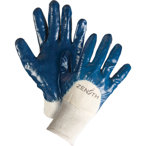 Medium-Weight Interlock Lined Gloves, 9/Large, Nitrile Coating, Cotton Shell Air Extreme Inc.