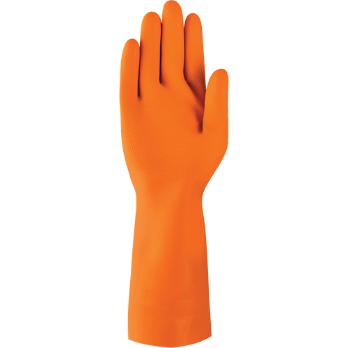 AlphaTec&reg; 87-208 Heavy-Duty Chemical-Resistant Gloves, Size 7, 12.8" L, Rubber Latex, Cotton/Flock-Lined Inner Lining, 29.5-mil Air Extreme Inc.