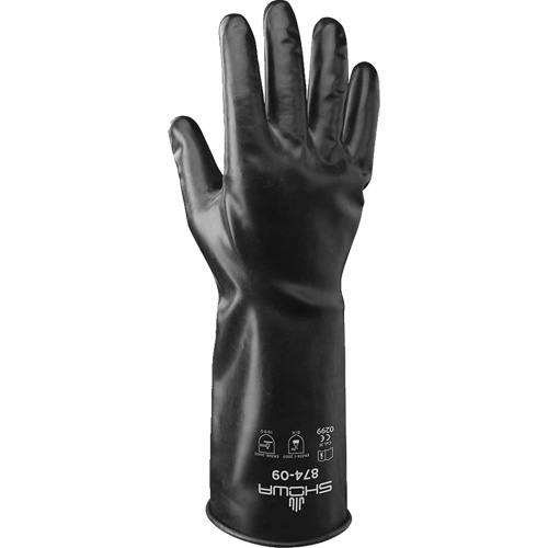 874 Chemical-Resistant Gloves, Size Small/7, 14" L, Butyl Rubber, 13.78-mil Air Extreme Inc.