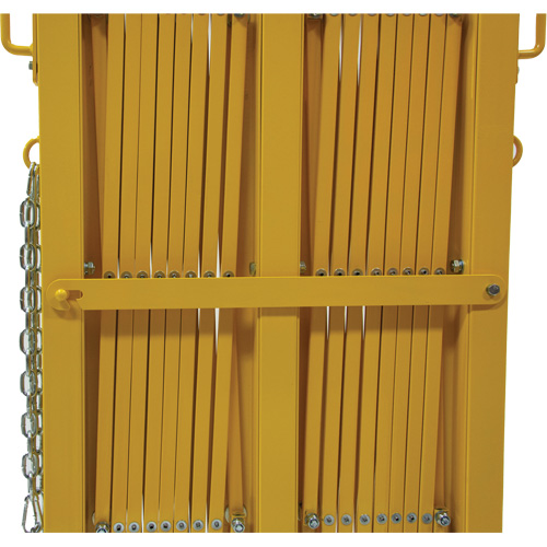 Expandable Barrier, 84" H x 20' L, Yellow Air Extreme Inc.