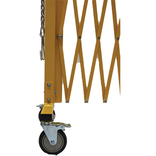 Expandable Barrier, 84" H x 20' L, Yellow Air Extreme Inc.