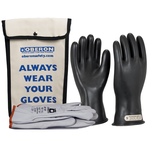 Class 00 Rubber Electrical Glove Kit, 8, 11" L, 20 cal/cm², NFPA 70E Air Extreme Inc.