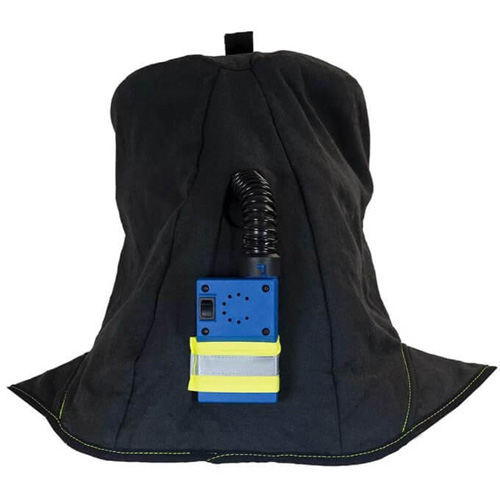 Cagoule de protection contre l'arc &eacute;lectrique TCG, Noir, 40 cal/cm², ANSI Z87.1/ASTM F1506/ASTM F1959/ASTM F2178/R&eacute;pond ou surpasse la norme CSA Z462/NFPA 70E, 4 Arc &eacute;lectrique EPI cat&eacute;gorie niveau Air Extreme Inc.