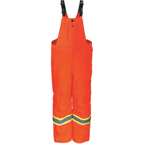Heavy-Duty FR-Treated Journeyman 300D Trilobal Rip-Stop Coveralls, Polyester, Small, High Visibility Orange Air Extreme Inc.