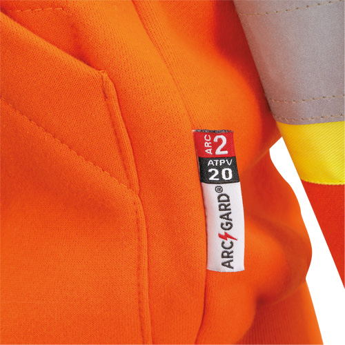 Heavyweight Safety Hoodie, Women's, X-Small, High Visibility Orange Air Extreme Inc.