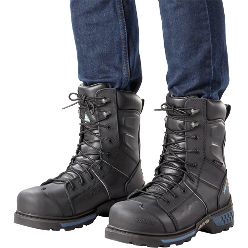 Bottes de s&eacute;curit&eacute; Ice Monster pour hommes, Cuir, Semelle R&eacute;sistant aux perforations, Pointure 10 Air Extreme Inc.