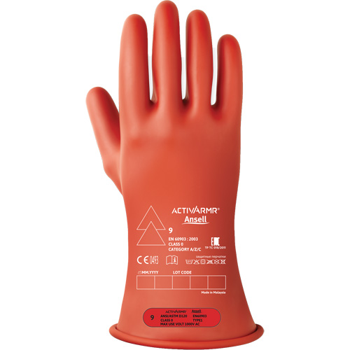 ActivArmr&reg; RIG R011RUL Ultra-Lightweight Electrical Insulated Gloves, ASTM Class 0, Size 8, 11" L Air Extreme Inc.