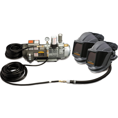 2-Worker MAXSHIELD&reg; Supplied Air Shield & Flip-Front Welding System Air Extreme Inc.