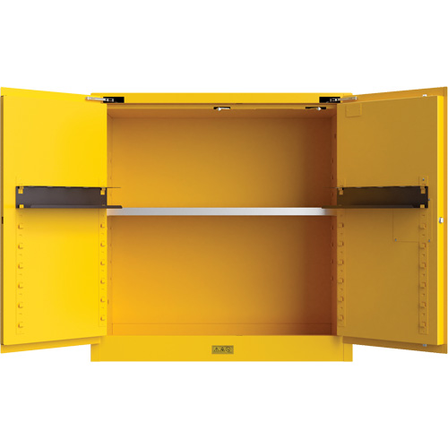 Utili-Guard+ Flammable Safety Cabinet, 30 gal., 1 Door, 43" W x 44" H x 22" D Air Extreme Inc.