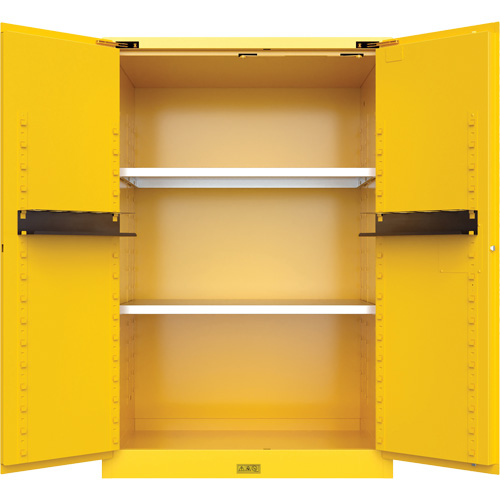 Utili-Guard+ Flammable Safety Cabinet, 90 Gal., 2 Door, 43" W x 65" H x 37" D Air Extreme Inc.