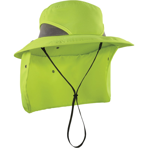 Chapeau de garde forestier 8934 Chill-Its avec prot&egrave;ge-nuque, petit/moyen, Lime haute visibilit&eacute; Air Extreme Inc.