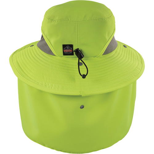 Chapeau de garde forestier 8934 Chill-Its avec prot&egrave;ge-nuque, petit/moyen, Lime haute visibilit&eacute; Air Extreme Inc.