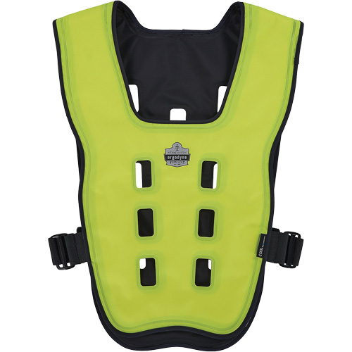 Chill-Its 6685 Dry Evaporative Cooling Vest with Zipper Closure, Large/X-Large, High Visibility Lime-Yellow Air Extreme Inc.