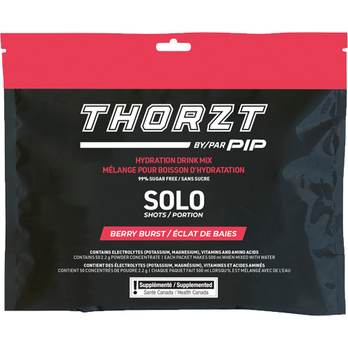 THORZT Sugar-Free Solo Shot Hydration Drink Mix, Single Serve, Berry Burst Air Extreme Inc.