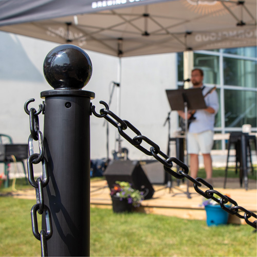 Chaîne de barri&egrave;re en plastique, Vert Air Extreme Inc.