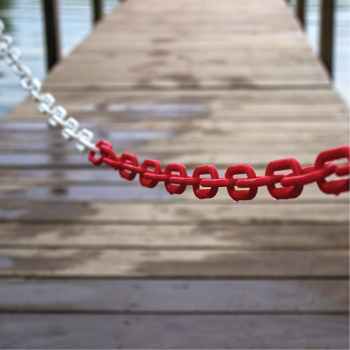 Chaîne de barri&egrave;re en plastique &agrave; deux couleurs, Vert/Blanc Air Extreme Inc.