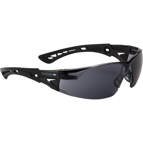 Rush+ BSSI Safety Glasses, Smoke/Grey Lens, Anti-Fog/Anti-Scratch, ANSI Z87+ Air Extreme Inc.