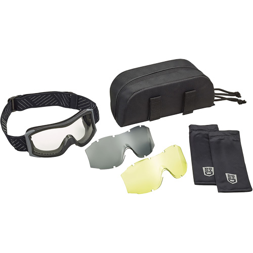 X1000 Ballistic Protection Goggles Kit, Amber/Clear Lens, Anti-Fog/Anti-Scratch, Direct Vent Air Extreme Inc.