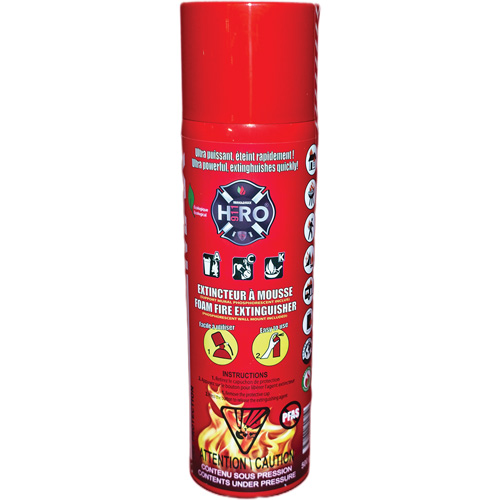 Hero 911 PFAS-Free Fire Extinguisher, ACK, 500 ml Capacity Air Extreme Inc.