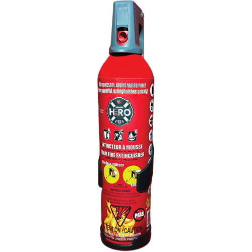 Extincteur Hero 911 sans PFAS, ACK, Capacit&eacute; 750 ml Air Extreme Inc.