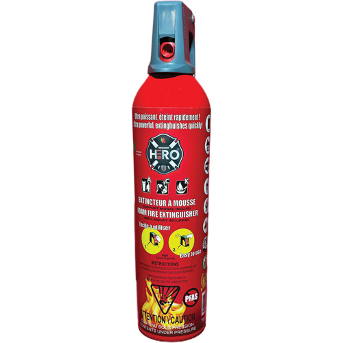 Extincteur Hero 911 sans PFAS, ACK, Capacit&eacute; 750 ml Air Extreme Inc.