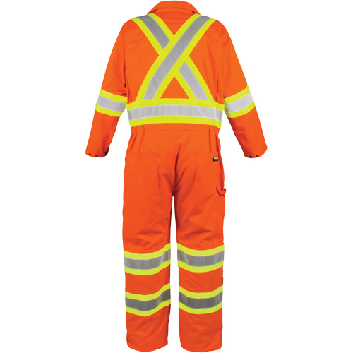 Combinaison non doubl&eacute;e haute visibilit&eacute;, T-Grand, Orange haute visibilit&eacute; Air Extreme Inc.