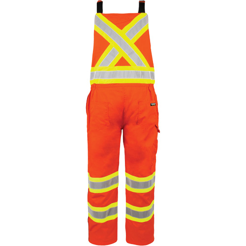 Salopette non doubl&eacute;e haute visibilit&eacute;, 4T-Grand, Orange haute visibilit&eacute; Air Extreme Inc.