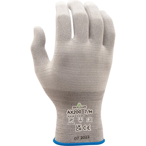 AX200 ESD Gloves, Nylon, 18 Gauge, 6/Small Air Extreme Inc.