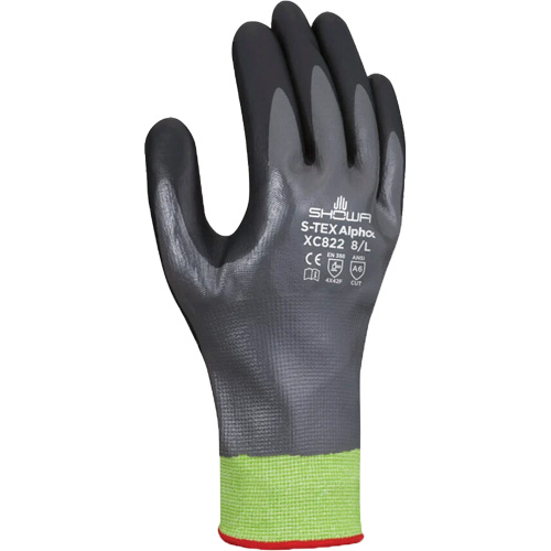 S-TEX Alpha XC822 Cut-Resistant Gloves, Size X-Large/9, 18 Gauge, Nitrile Coated, Tungsten Shell, ASTM ANSI Level A6 Air Extreme Inc.